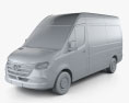 Mercedes-Benz Sprinter Panel Van L2H2 2022 3d model clay render