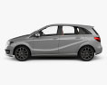 Mercedes-Benz B-class Urban Line with HQ interior 2017 3d model side view