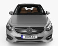 Mercedes-Benz B-class Urban Line with HQ interior 2017 3d model front view