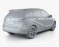 Mercedes-Benz B-class Urban Line with HQ interior 2017 3d model