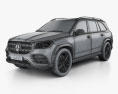 Mercedes-Benz GLS-class AMG-Line 2022 3d model wire render