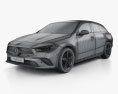 Mercedes-Benz CLA-class Shooting Brake 2022 3d model wire render
