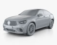 Mercedes-Benz GLC-class (C253) AMG coupe 2022 3d model clay render