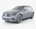 Mercedes-Benz GLCクラス (X253) AMG 2022 3Dモデル clay render