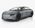 Mercedes-Benz Vision EQS 2019 3D模型 wire render