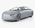 Mercedes-Benz Vision EQS 2019 3D模型 clay render