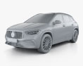 Mercedes-Benz GLA 클래스 AMG 2022 3D 모델  clay render