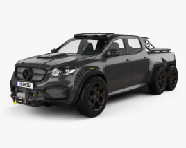 Mercedes-Benz X-Class Carlex EXY Monster X 6X6 2022 3D model