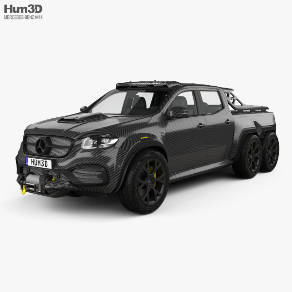 Mercedes-Benz X-Class Carlex EXY Monster X 6X6 2022 3D model