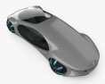 Mercedes-Benz Vision AVTR 2021 3D-Modell Draufsicht