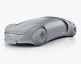 Mercedes-Benz Vision AVTR 2021 3d model clay render