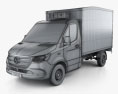 Mercedes-Benz Sprinter Delivery Van 2022 3d model wire render