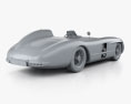 Mercedes-Benz 300 SLR with HQ interior and engine 1955 3d model