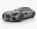 Mercedes-Benz AMG GT C coupé 2019 3D-Modell wire render
