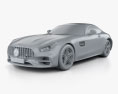 Mercedes-Benz AMG GT C coupé 2019 3D-Modell clay render
