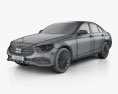 Mercedes-Benz E级 Exclusive line 轿车 2020 3D模型 wire render