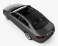 Mercedes-Benz E级 Exclusive line 轿车 2020 3D模型 顶视图