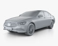 Mercedes-Benz E级 Exclusive line 轿车 2020 3D模型 clay render