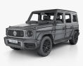 Mercedes-Benz G-class (W463) AMG with HQ interior 2022 3d model wire render