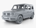 Mercedes-Benz G-class (W463) AMG with HQ interior 2022 3d model clay render