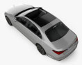 Mercedes-Benz S级 (V223) LWB  2021 3D模型 顶视图