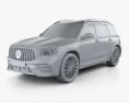 Mercedes-Benz GLB-Klasse AMG 2019 3D-Modell clay render