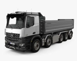 Mercedes-Benz Arocs Tipper Truck 5-axle 2016 3D model