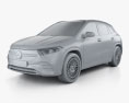 Mercedes-Benz EQA AMG-Line Edition 1 2022 3D模型 clay render