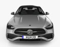 Mercedes-Benz C级 AMG-line 轿车 2018 3D模型 正面图