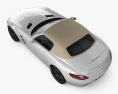 Mercedes-Benz SLS级 雙座敞篷車 2011 3D模型 顶视图