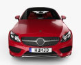 Mercedes-Benz C级 coupe AMG-Line 带内饰 2015 3D模型 正面图