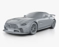 Mercedes-Benz AMG GT4 2021 3D模型 clay render