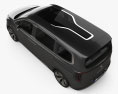 Mercedes-Benz EQT 2022 3D模型 顶视图