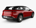 Mercedes-Benz Maybach EQS SUV 2022 3D模型 后视图