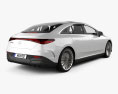 Mercedes-Benz EQE AMG Line Edition 1 2022 3D-Modell Rückansicht