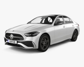 Mercedes-Benz C-class e AMG-line 2021 3D model
