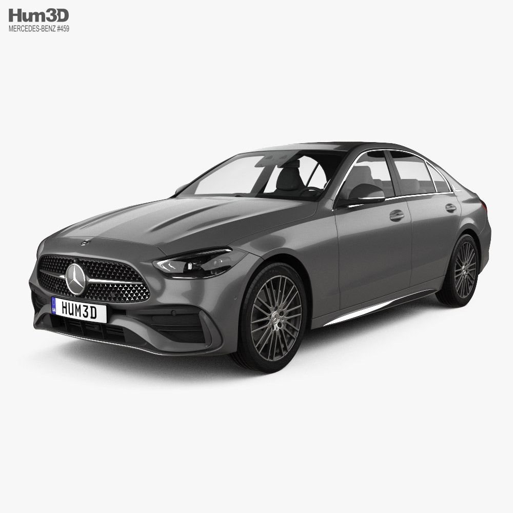 Mercedes-Benz C 클래스 L AMG-line 2021 3D 모델 