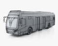 Mercedes-Benz Eo500U Bus 2022 3d model wire render