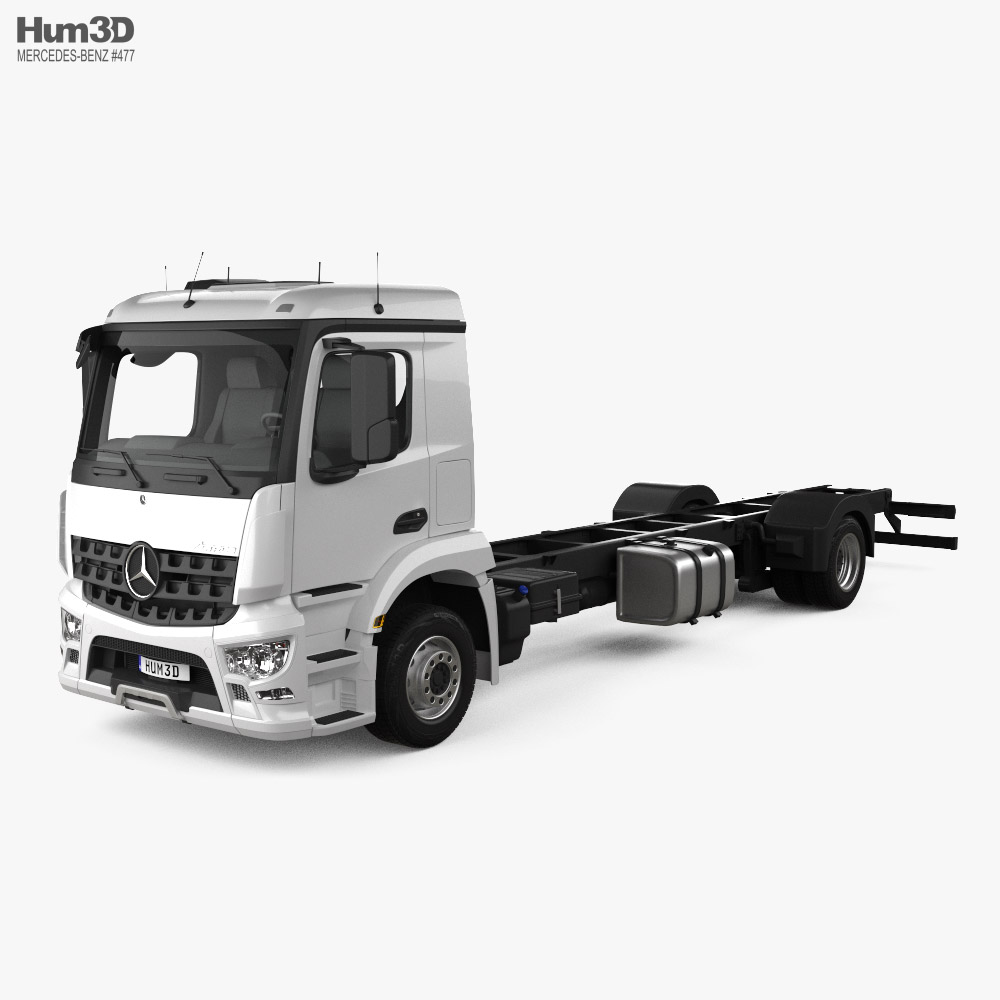 Mercedes-Benz Actros Classic Space M-cab Chassis Truck 2-axle 2022 3D model