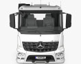 Mercedes-Benz Actros Classic Space M-cab Fahrgestell LKW 2-Achser 2022 3D-Modell Vorderansicht