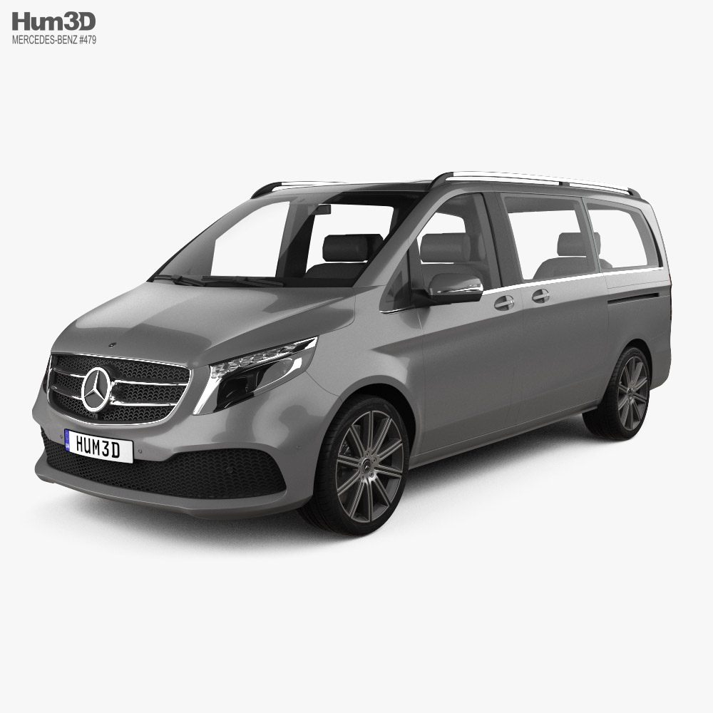 Mercedes-Benz V-клас Avantgarde Line 2019 3D модель