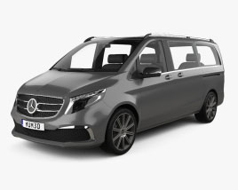 Mercedes-Benz V-class Exclusive Line 2019 3D model