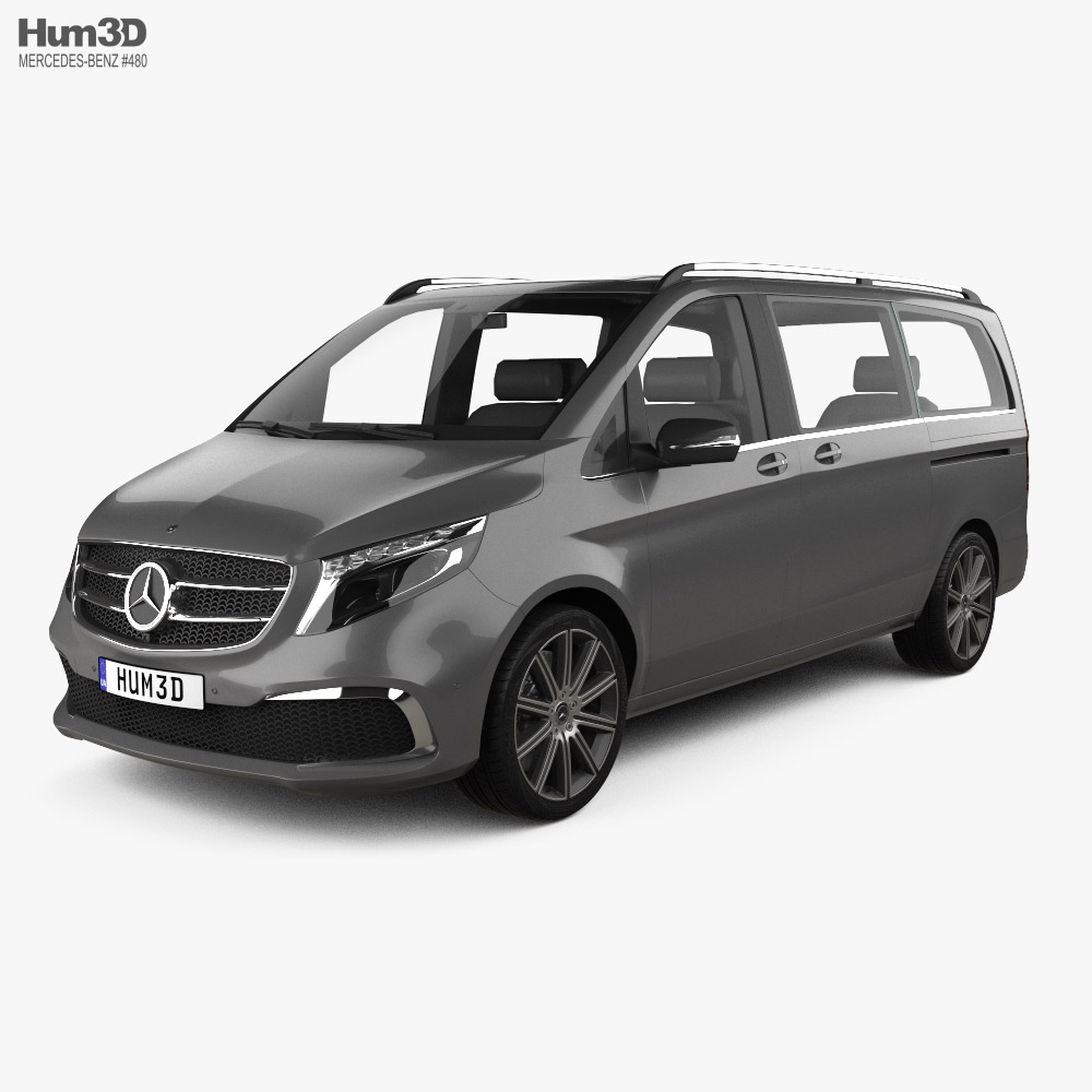 Mercedes-Benz V 클래스 Exclusive Line 2019 3D 모델 