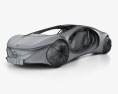 Mercedes-Benz Vision AVTR avec Intérieur 2020 Modèle 3d wire render