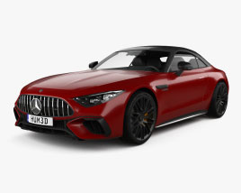 Mercedes-Benz SL-class AMG 63 2022 3D model
