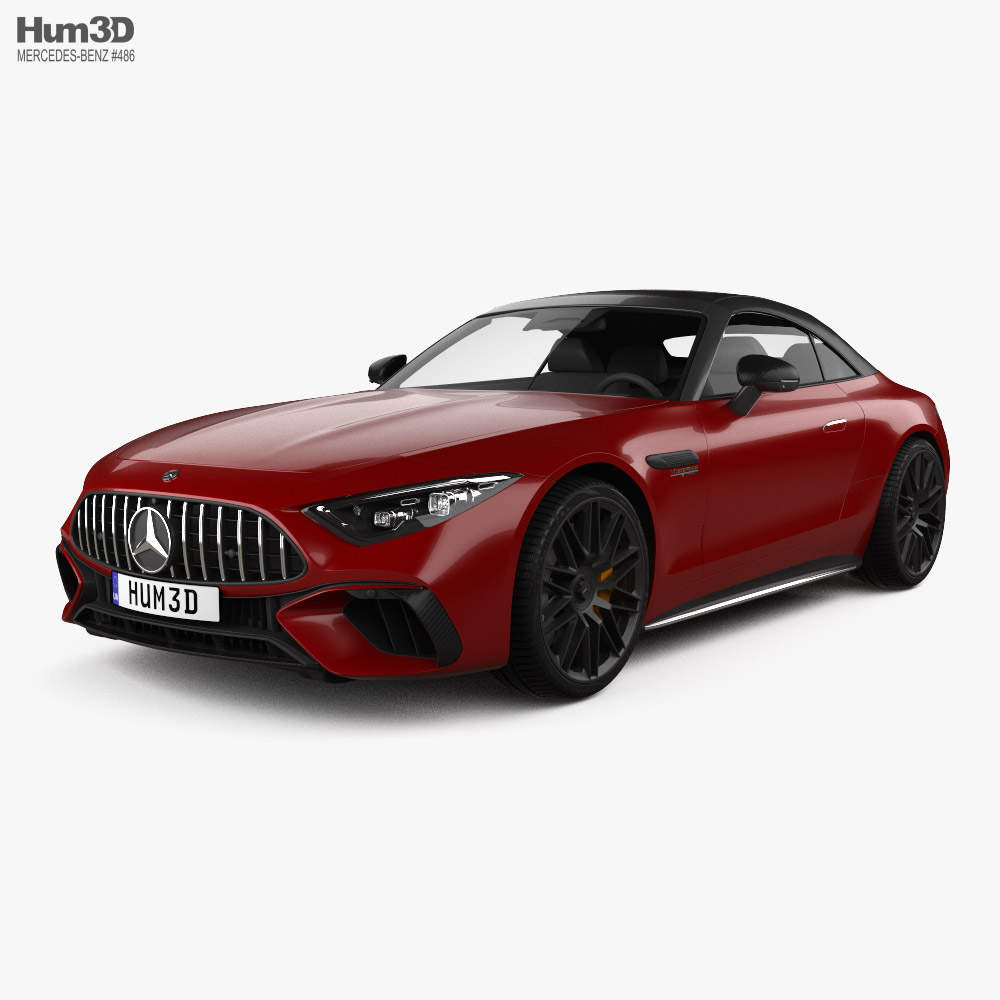 Mercedes-Benz SL 클래스 AMG 63 2022 3D 모델 