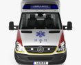 Mercedes-Benz Sprinter Ambulancia con interior 2011 Modelo 3D vista frontal