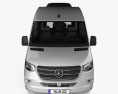 Mercedes-Benz Sprinter Fourgonnette de Tourisme L2H2 avec Intérieur 2019 Modèle 3d vue frontale