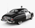 Mercury Eight Coupe Polizia 1949 Modello 3D vista posteriore