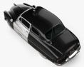 Mercury Eight Coupe Polizia 1949 Modello 3D vista dall'alto